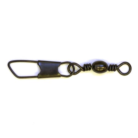 Olympian Athlete Snap Swivel, Black - Size 7, 6PK OL3771806